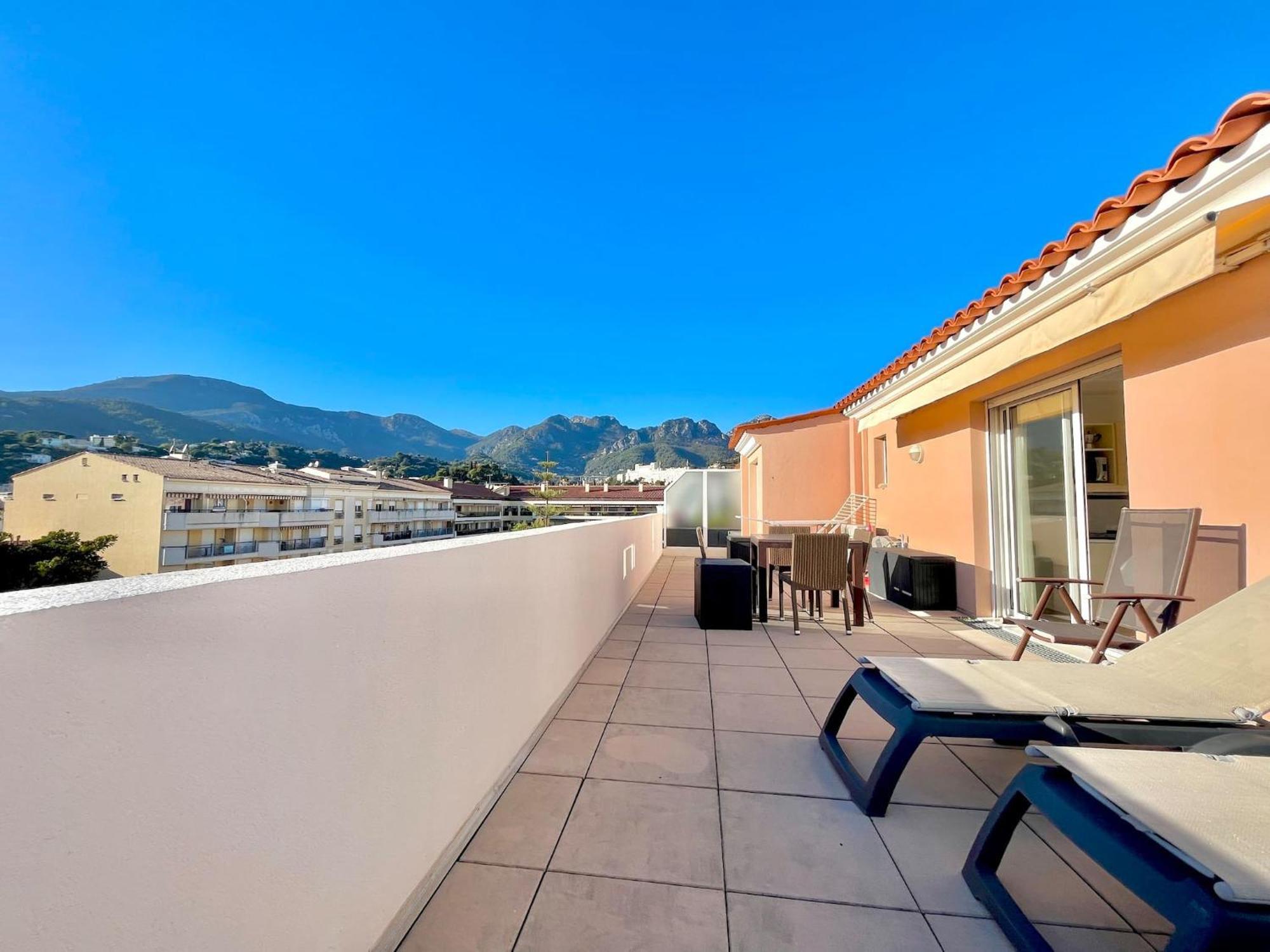 Apartmán "Le Rooftop Des Rivages" Immense Terrasse, Centre Menton Exteriér fotografie